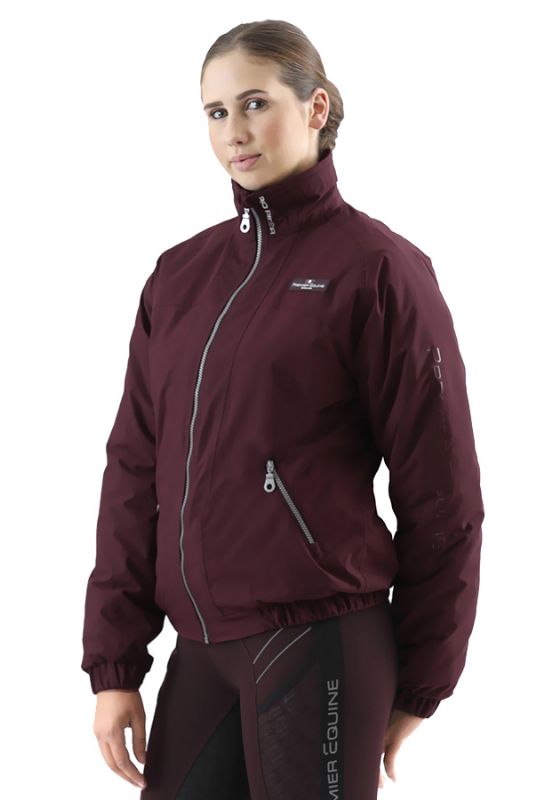 Personalised Premier Equine Pro Rider Unisex Jacket (Wine, Extra Small)